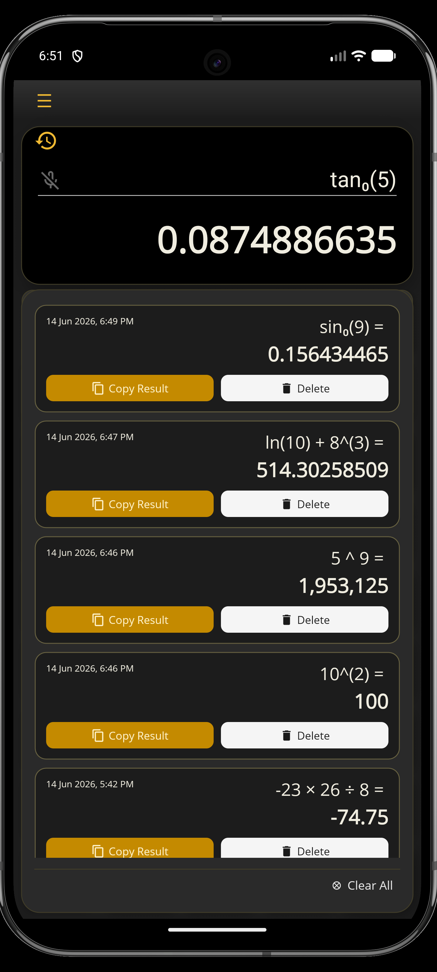 CalcQ fuel cost calculator
